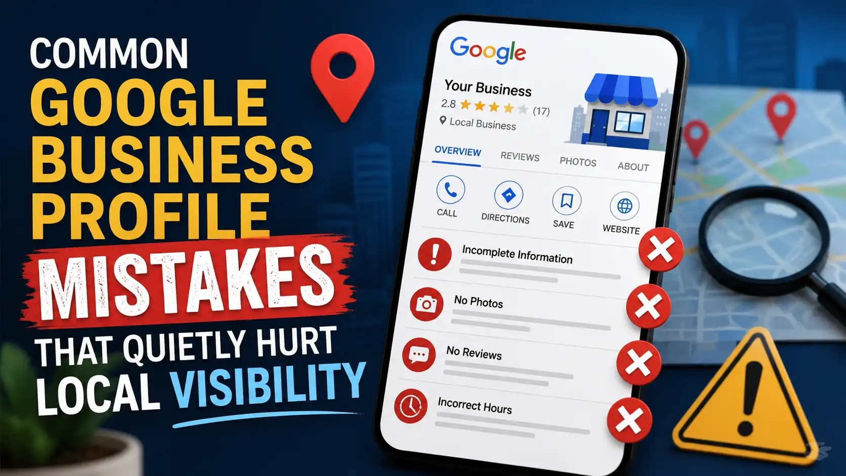 Google Business Profile Mistakes That Quietly Hurt Local Visibility